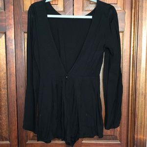 Women’s size small black romper.